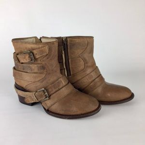 Freebird by Steven Estes Distressed Ankle Boot 7